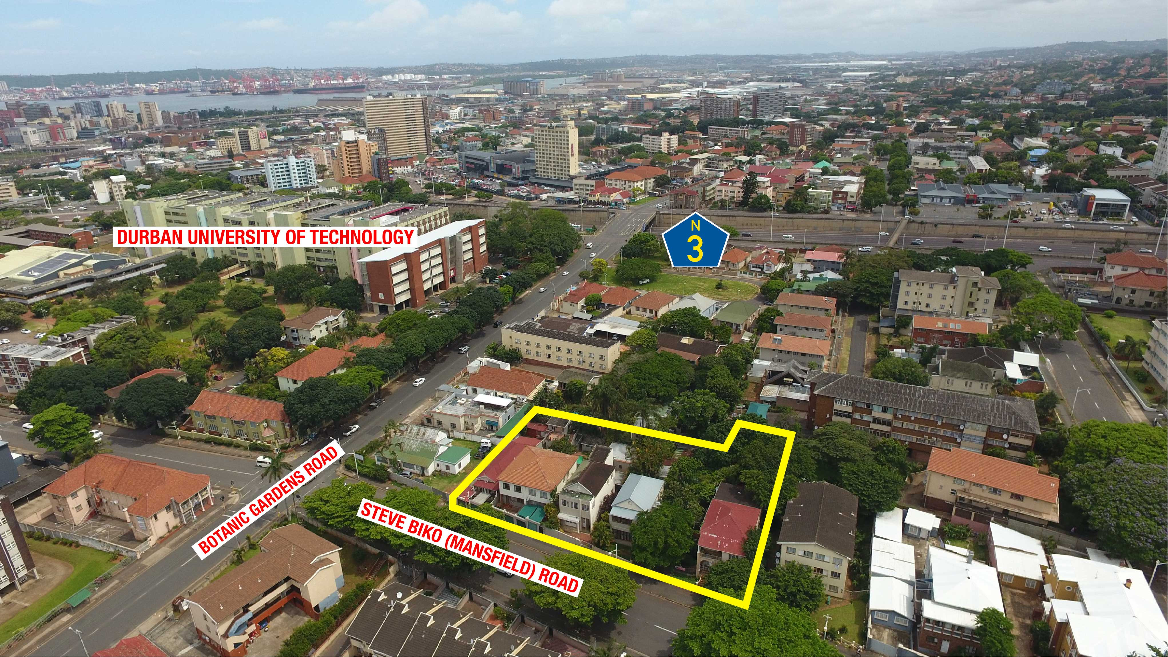 6 Neighbouring Properties Â± 50m from DUT College